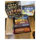Box of misc  boardgame sets