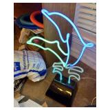 Dolphin lamp