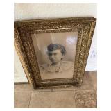 Antique framed photo
