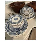 Misc blue and white The Russell house dishes