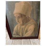 Framed Renaissance Portrait of an Old Man