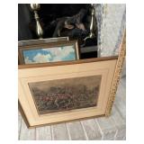 Framed Football game print