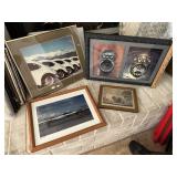 Misc framed photos lot