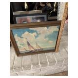Framed Sailboat print