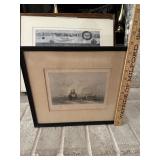 Framed Sailboat print