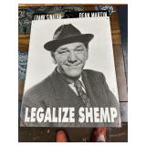 Metal Legalize Shemp sign