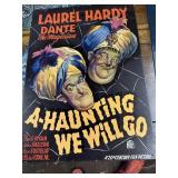 Metal Laurel & Hardy sign