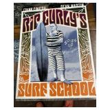 Metal Curlys Surf school sign