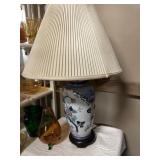 Glazed Asian style lamp