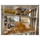 Misc Amber glass lot