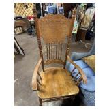Wooden arm chair