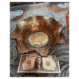 Carnival glassware bowl