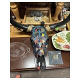 Handpainted Cow skull