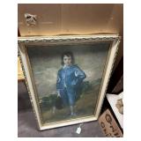 Boy in Blue framed picture