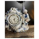 Glazed Victorian clock