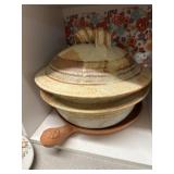 Misc glazed dishes lot