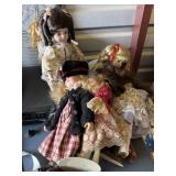 Misc Dolls lot