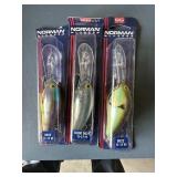 Lot of misc NEW Norman fishing lures