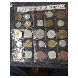 Misc Myanmar Foreign coins lot