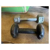 Pair of 5lb hand weights