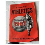 1967 Kansas City Athletics baseball program