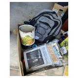 Box of misc collectibles, home decor