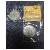 1959&1930 Mexican Silver dollars