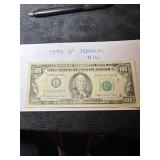1988 Ben Franklin US Currency $100