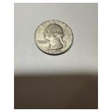 1953 US Silver Washington quarter