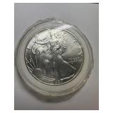1990 1 oz Fine Silver Liberty