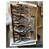 Rice paper? vintage Temple rubbing