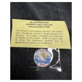 Kennedy half dollar Rhode Island collectors coin