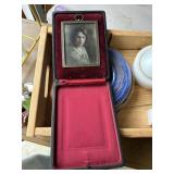 Antique photo in case