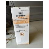 Box of Sani Cloth Bleach wipes