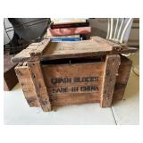 Wooden  Chain blocks crate