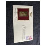 First Day of Issue Winter Garden Flowers stamp