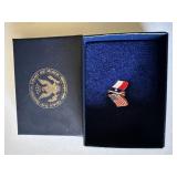 George Bush Library lapel pins