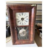 Walnut? frame Antique clock
