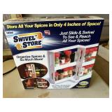 New Swivel store organizer