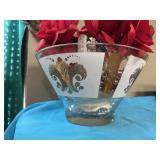 Vintage Anchor Hocking glass serving bowl