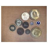 Misc Military tokens, medalions