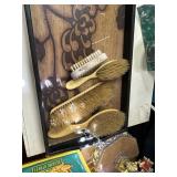 Vanity Brush set with tray