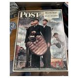 Metal POST sign, new