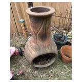 Clay Chiminea