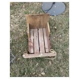 Wooden sled