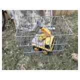 Metal basket w/toy