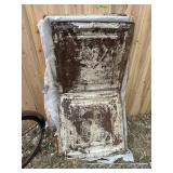 MIsc Antique metal ceiling tin