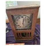 Heavy metal frame electric clock