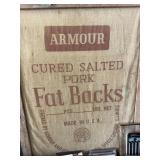 Framed feed sack
