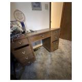 Desk w/contents